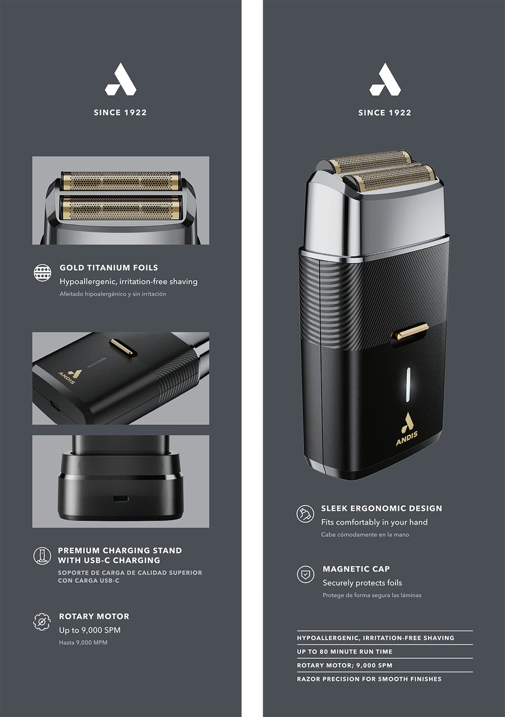 Andis ProFoil Plus II Shaver