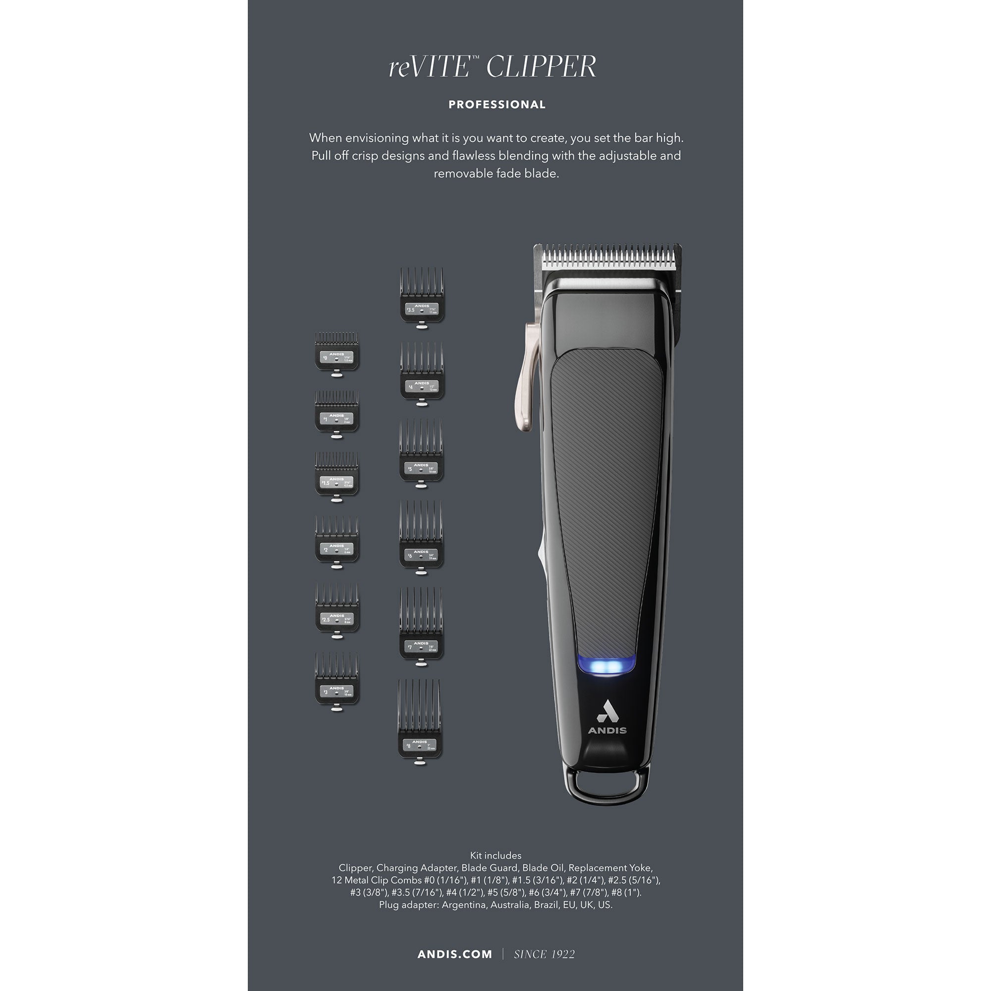 reVite Clipper Fade Black
