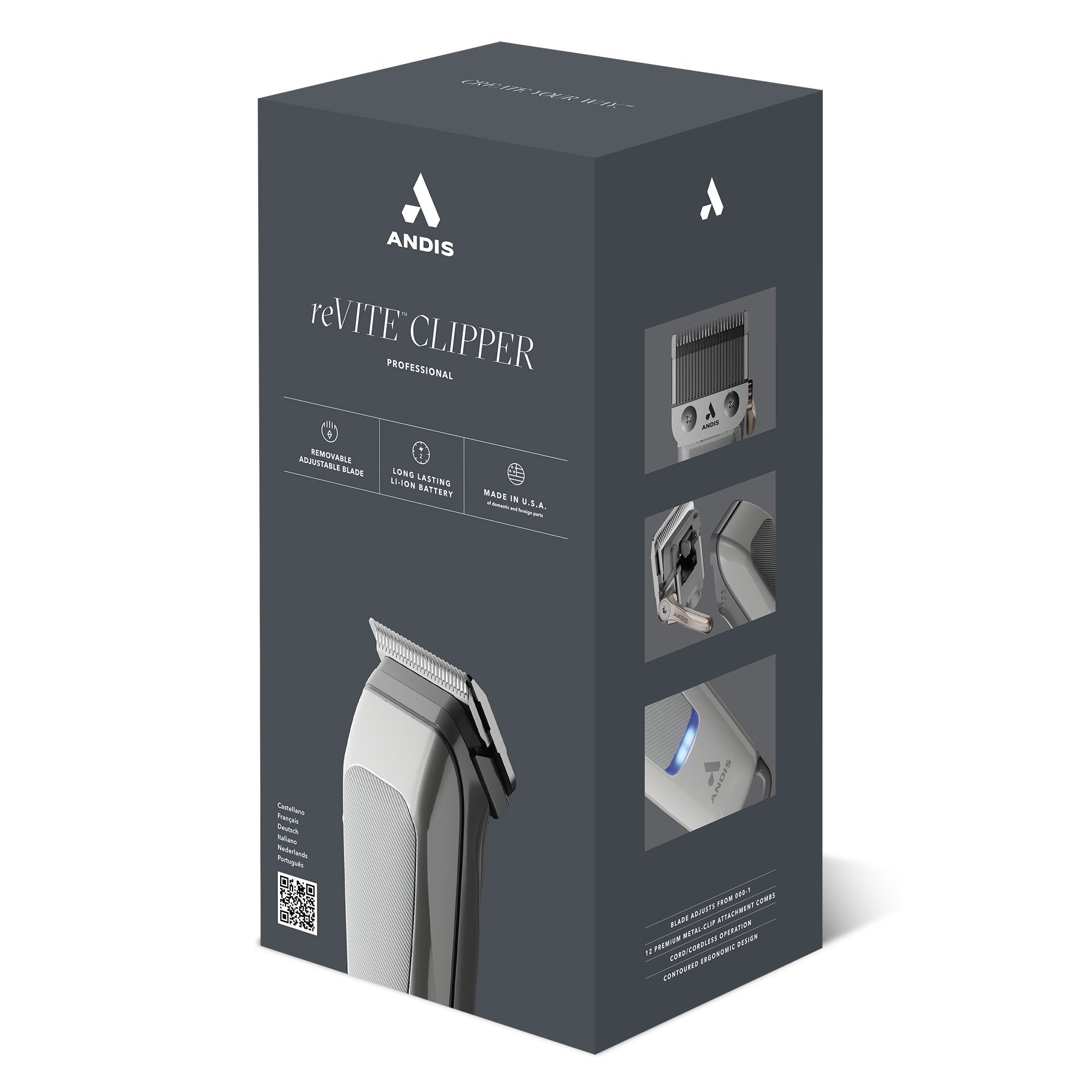 reVite Clipper Taper Gray