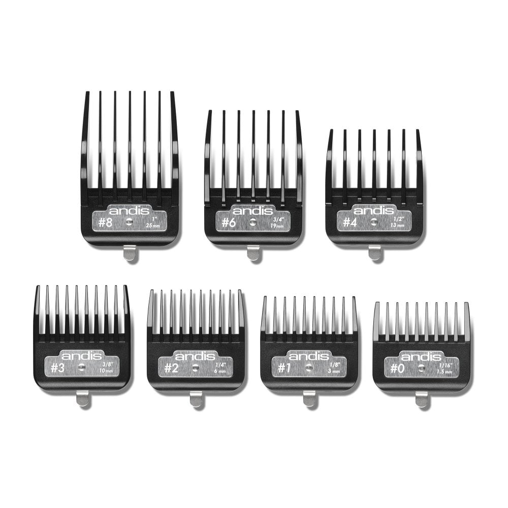 Andis BG Series Premium Metal Clip Comb Set