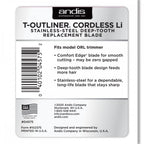 Andis Deep Tooth Cordless T-Outliner Blade