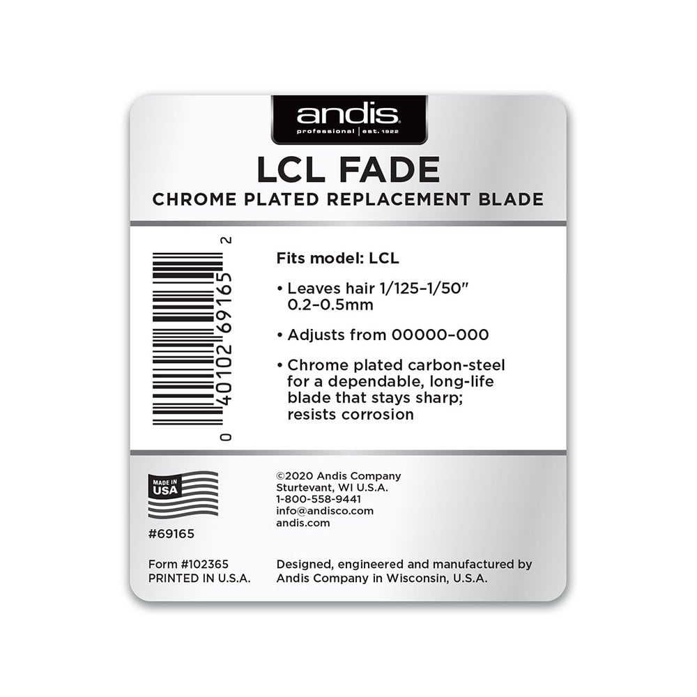 Andis US Pro Li LCL Chrome Fade Blade