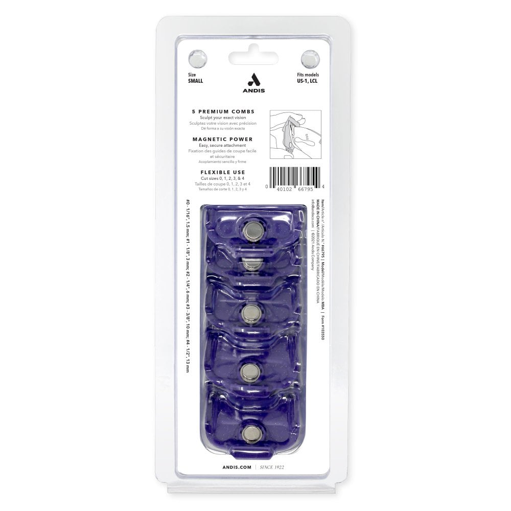 Andis 5 pcs Small Magnetic Comb Set