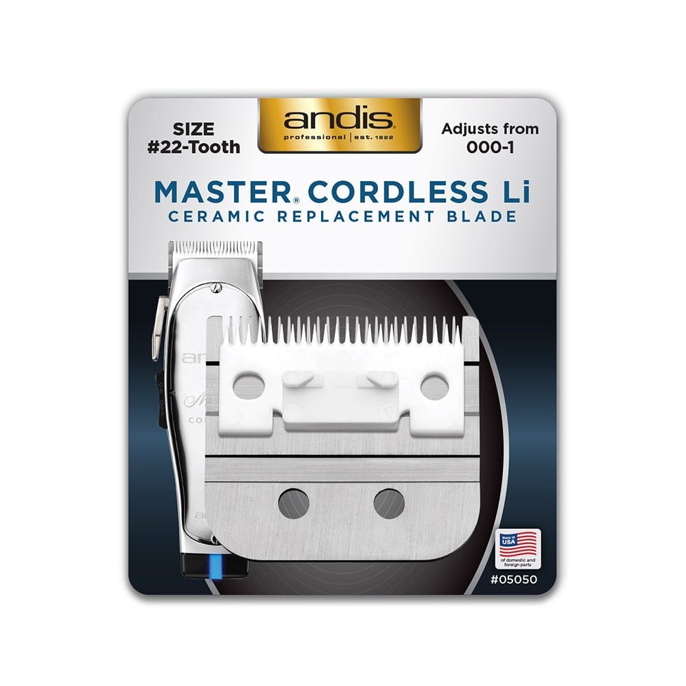 Andis Master Cordless Clipper Ceramic Replacement Blade
