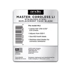 Andis Master Cordless Stainless Steel Replacement Blade, Size 000-1
