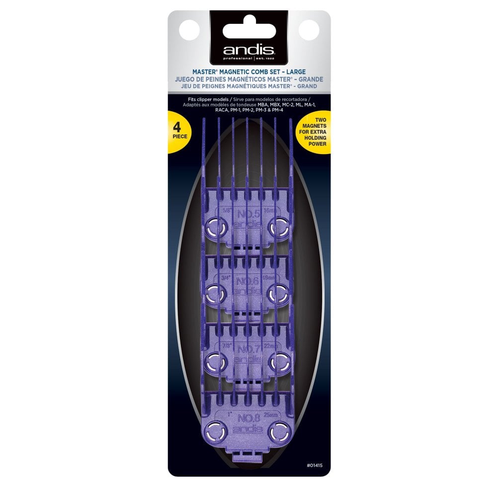 Andis Master® Dual Magnetic Attachment Large Comb Set