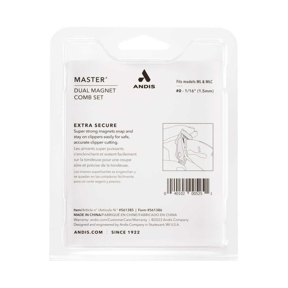 Andis Master® Dual Magnetic Attachment OG Size 0 Comb