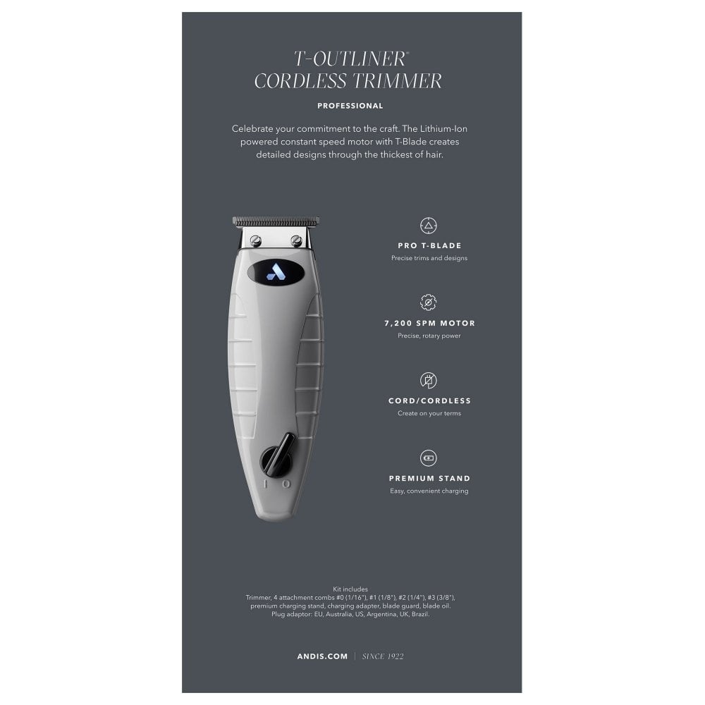 Andis Cordless T-Outliner® Trimmer